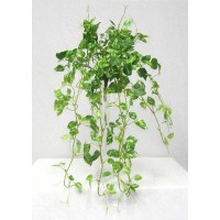 24" Pothos Hanging Bush ~ Mini Greenery Silk Wedding Flowers Centerpieces Ivy   362414005458
